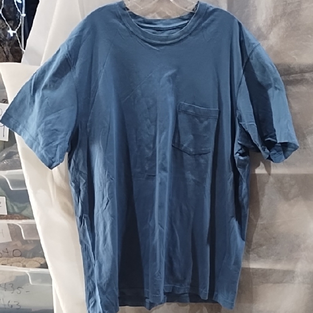 Eddie Bauer Classic Blue Short Sleeve Tee